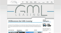 Desktop Screenshot of gml-leasing.de